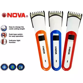 Nova RF3206 Ergonomic Rechargeable Hair Trimmer/Shaver/Clipper
