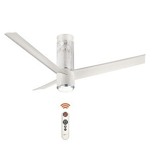 Orient Aeroslim 48inch BLDC Motor Smart Ceiling Fan with IOT Remote & Under Light Marble White O-136