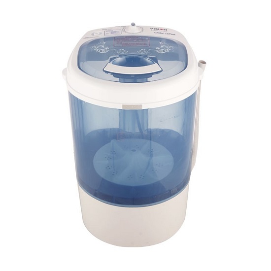 Vision T04 Single Tub Washing Machine - 2.5 KG - White