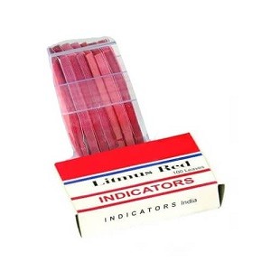 Litmus Paper Red India (100 Strips)