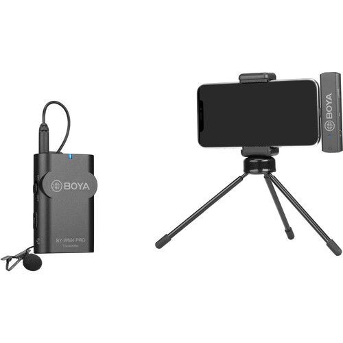 BOYA Digital Wireless Microphone System for Lightning iOS Devices (2.4 GHz BY-WM4 PRO K3)