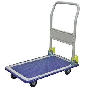Foldable Platform Trolley 150kg Steel Metal For Lifting Heavy Weight