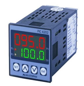 Multispan PIC-4202 Progra mmable Temprature Controller With Analog And Modbus Output, 48 X 48 X 95