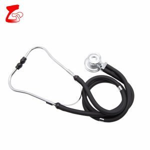 COFOE PVC Dual Tube Professional Stethoscope for Cardiology & General (Black Edition)